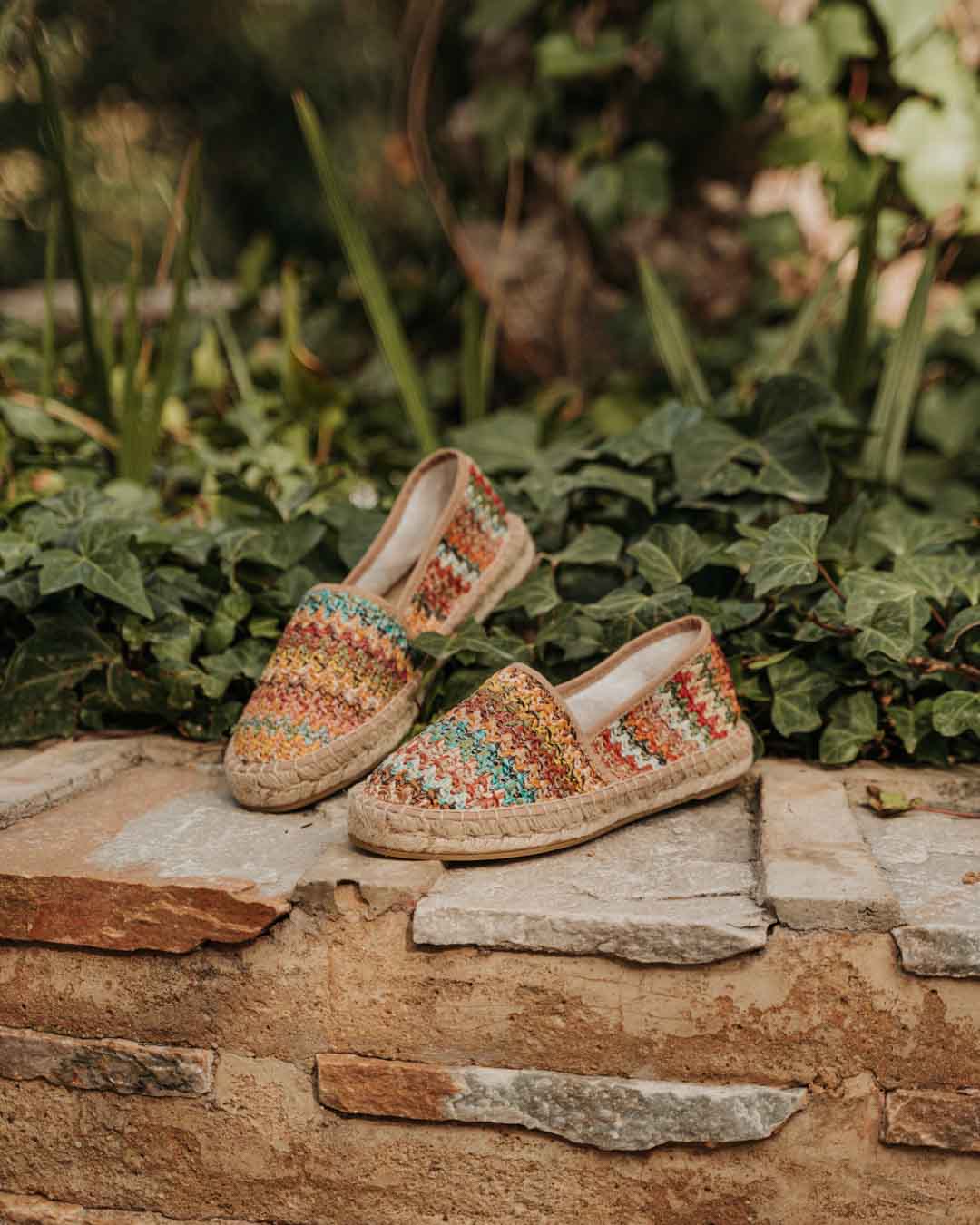 Alpargatas de yute mujer multicolor