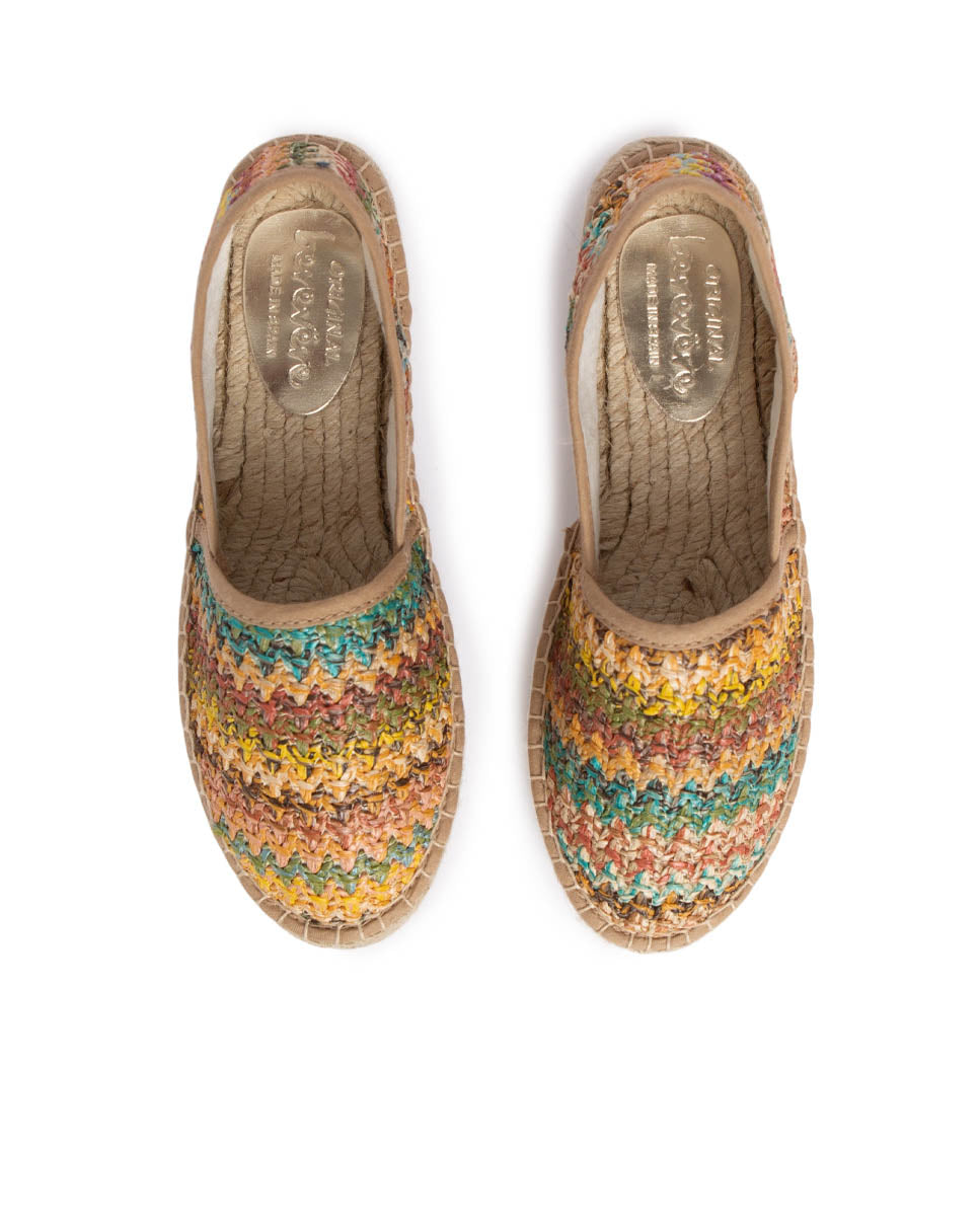 Alpargatas de yute mujer multicolor