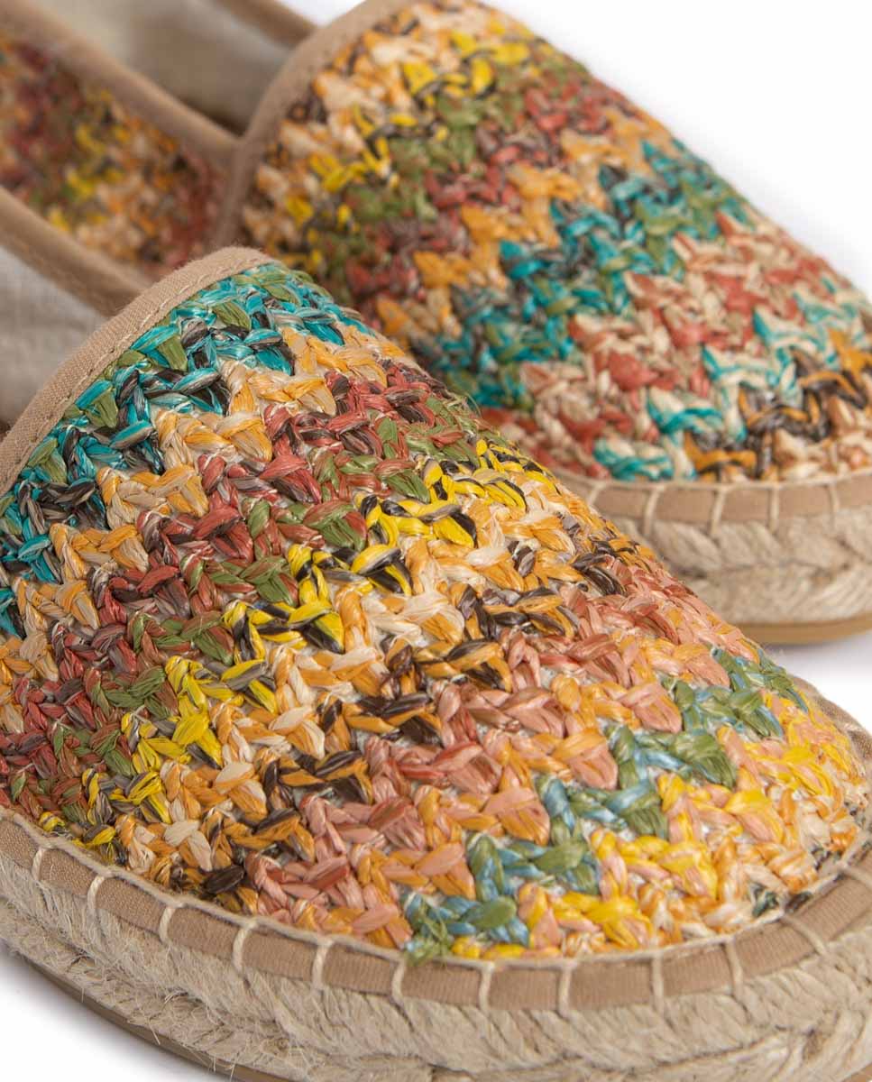 Alpargatas de yute mujer multicolor