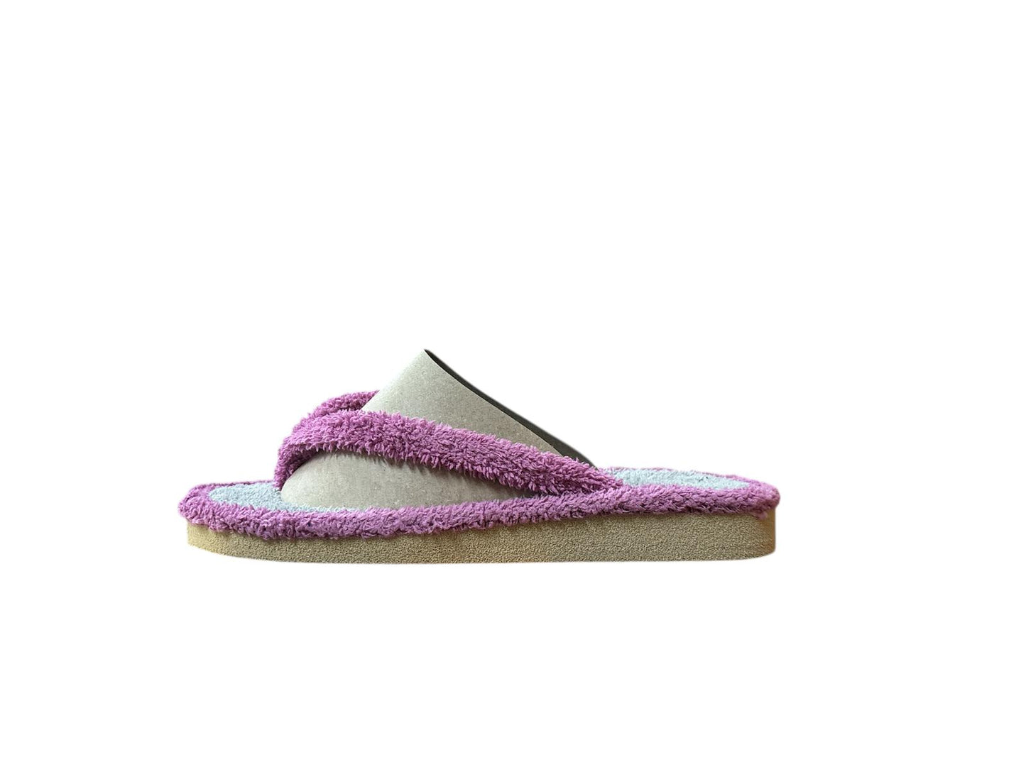 Zapatillas de casa de mujer malva/gris