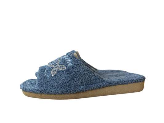 Zapatillas de casa mujer de rizo aguamar pez