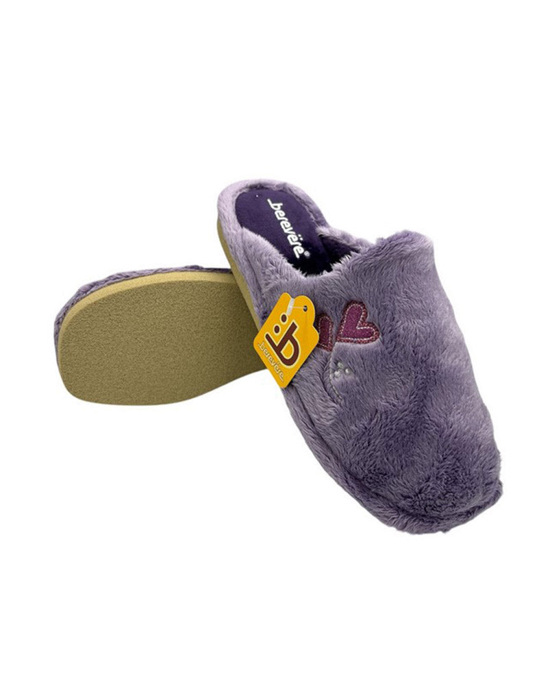 Zapatillas destalonadas mujer lila
