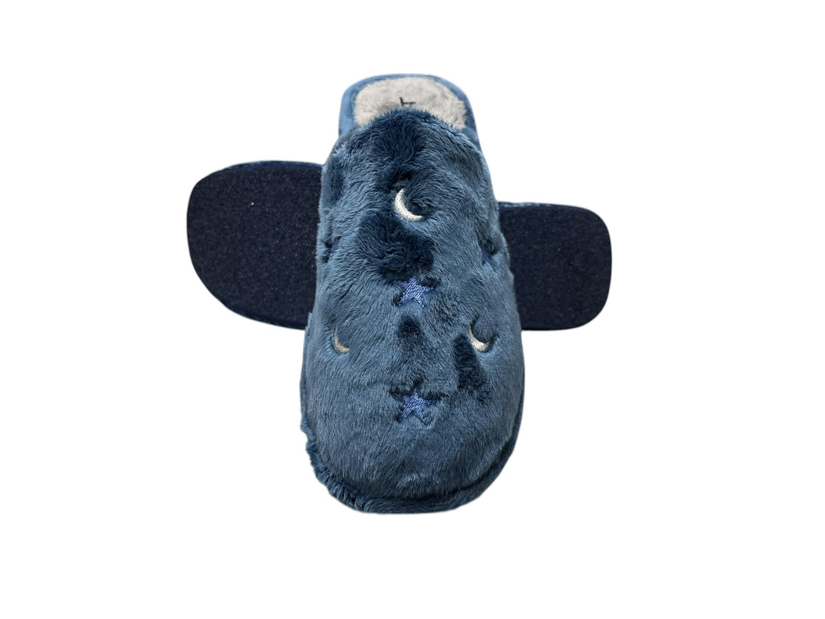 Zapatillas destalonadas mujer estrellas y lunas