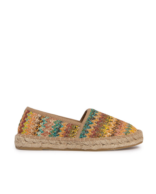 Alpargatas de yute mujer multicolor