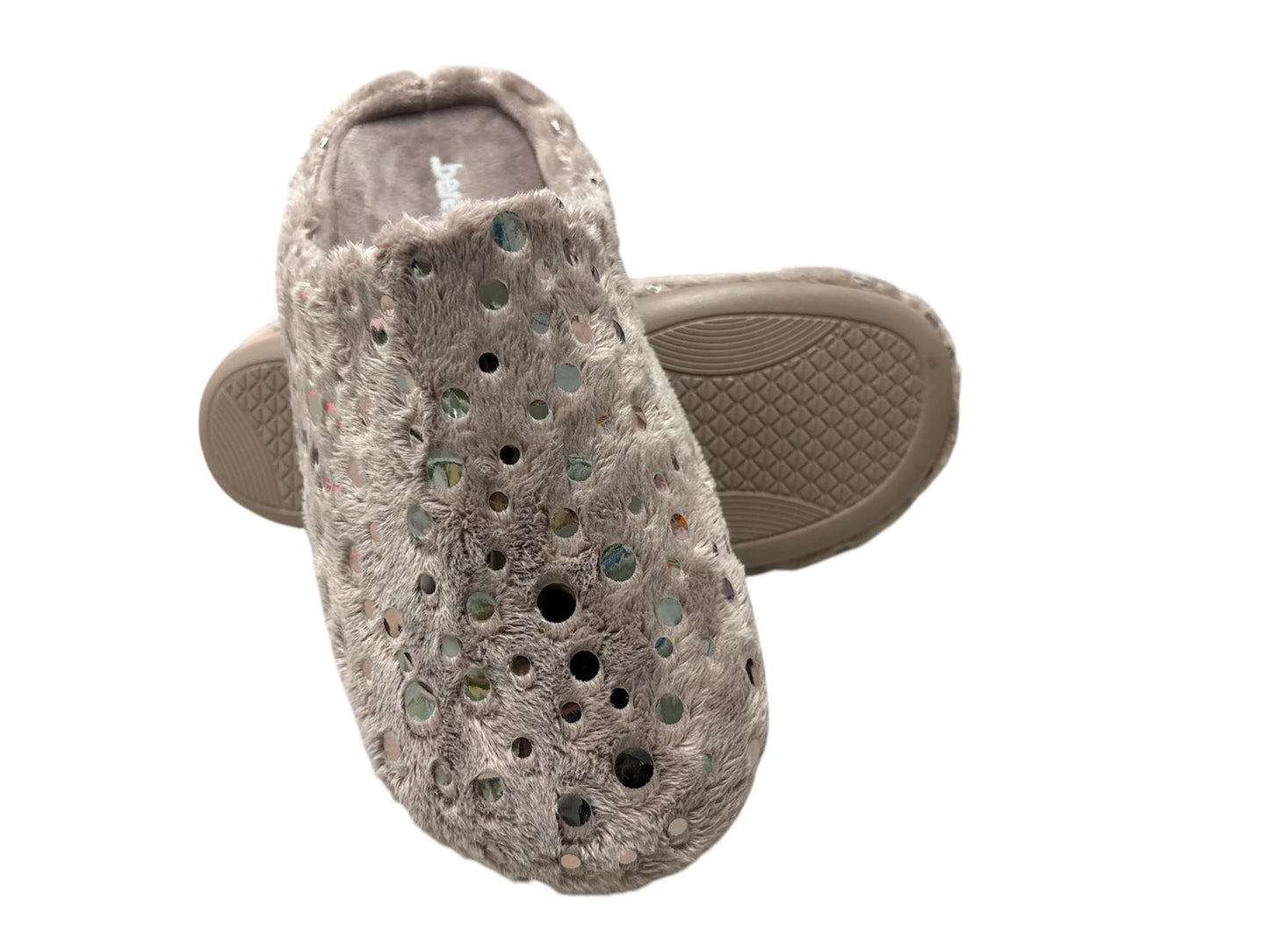 Zapatillas de mujer destalonadas burbuja niebla