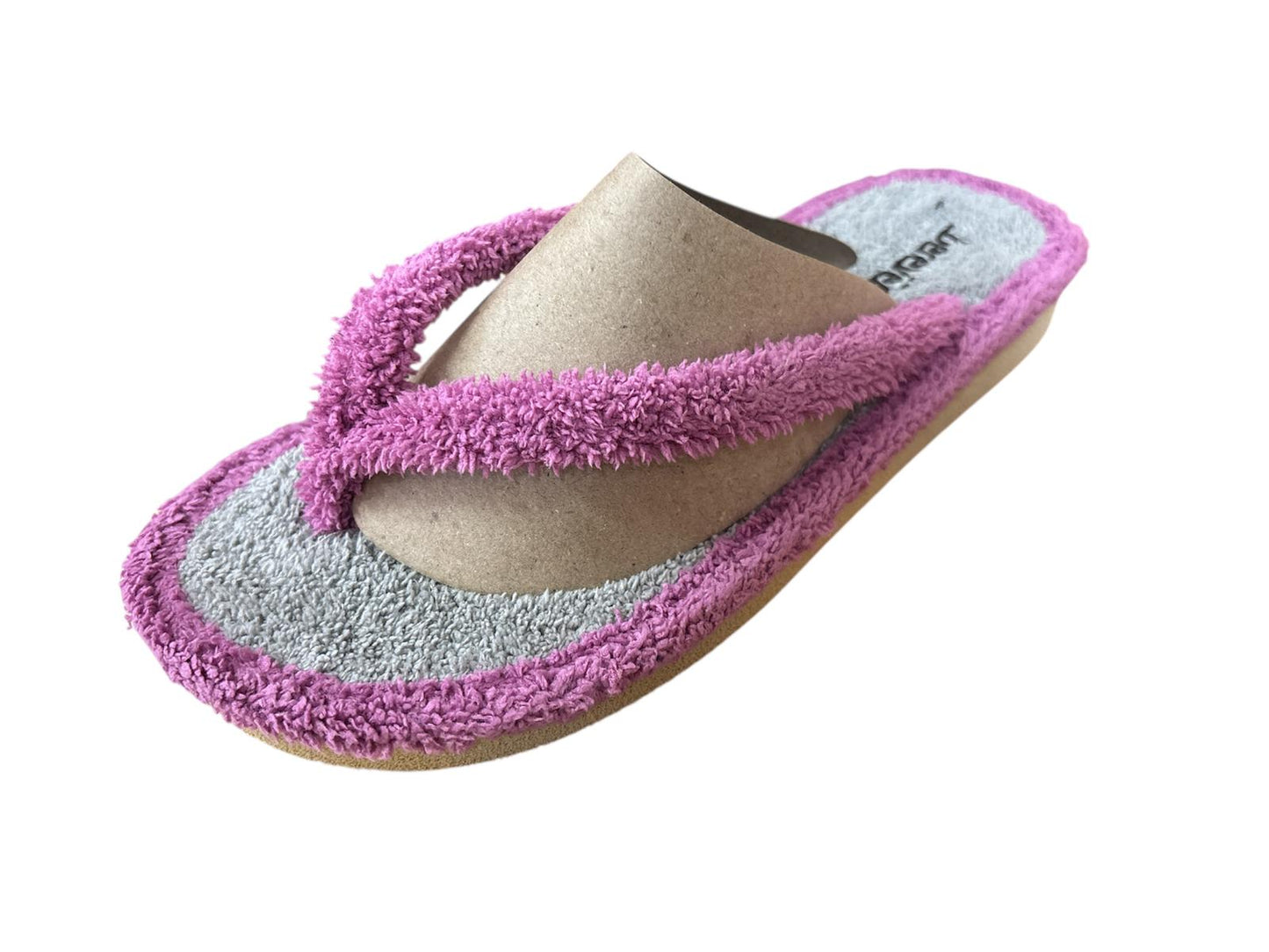 Zapatillas de casa de mujer malva/gris