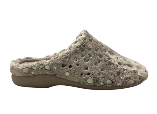 Zapatillas de mujer destalonadas burbuja niebla