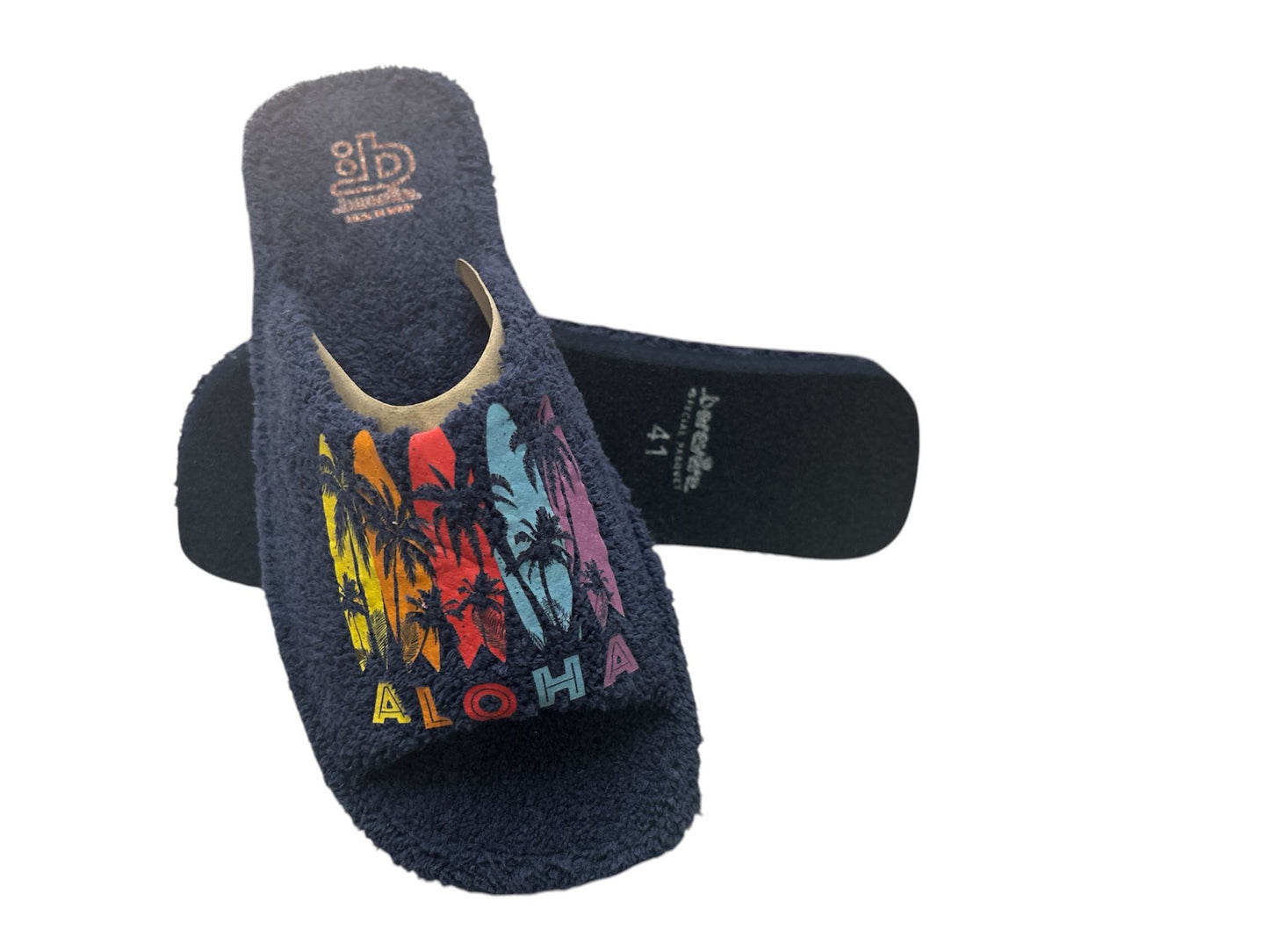 Zapatillas de hombre de rizo marino aloha