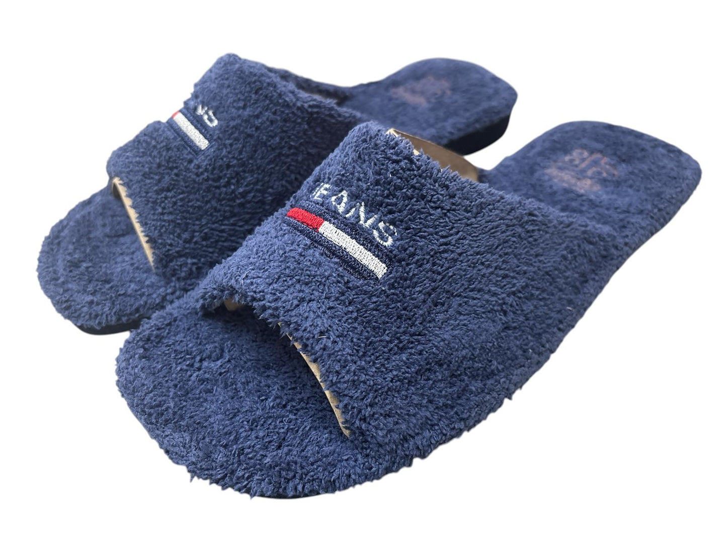 Zapatillas de hombre de rizo marino jeans